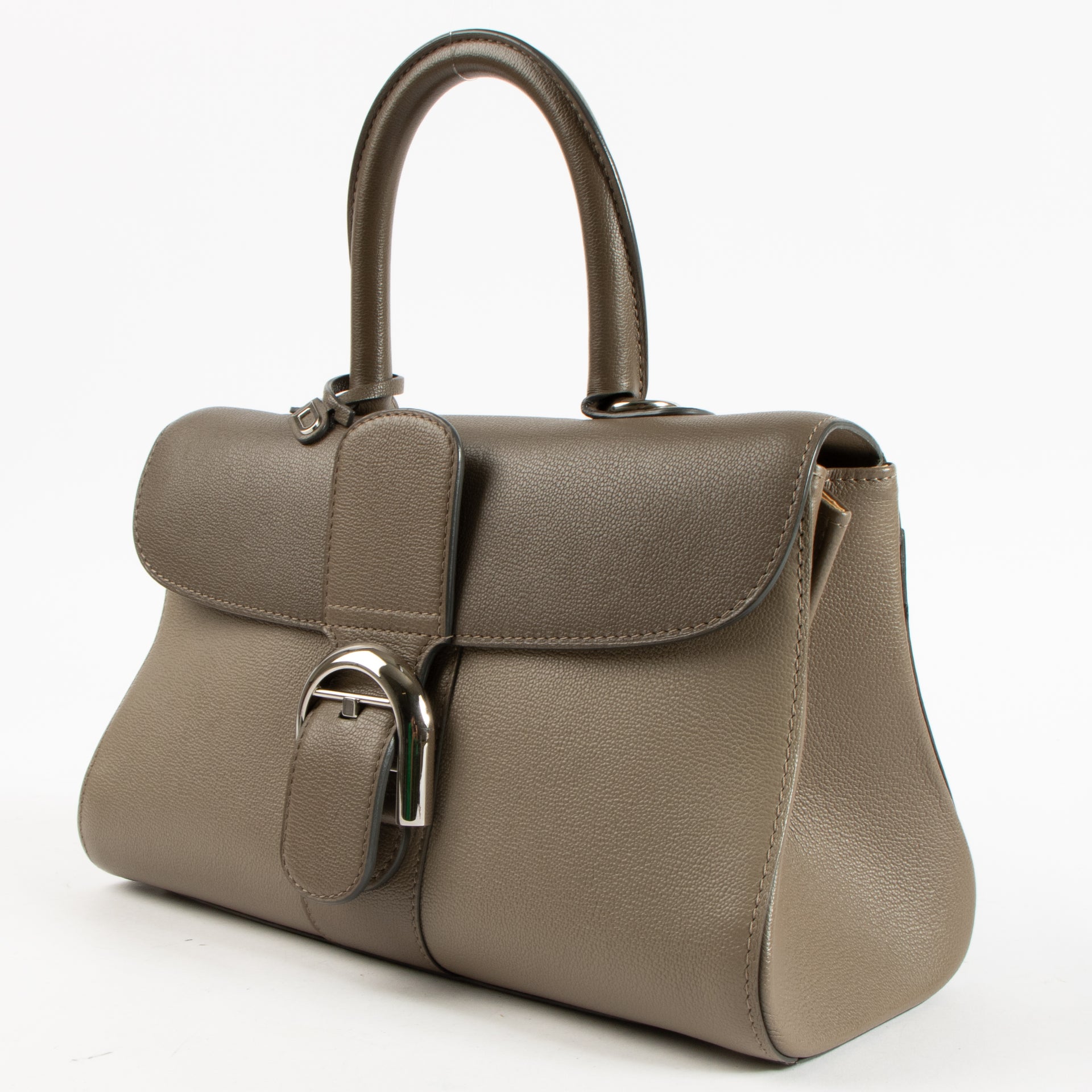 Delvaux Smoke Rodeo Calf Camaieux Brillant East West Mini Bag