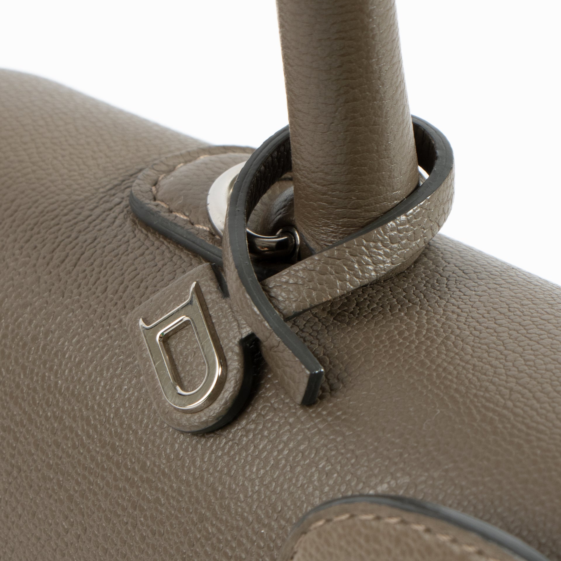 Delvaux Smoke Rodeo Calf Camaieux Brillant East West Mini Bag