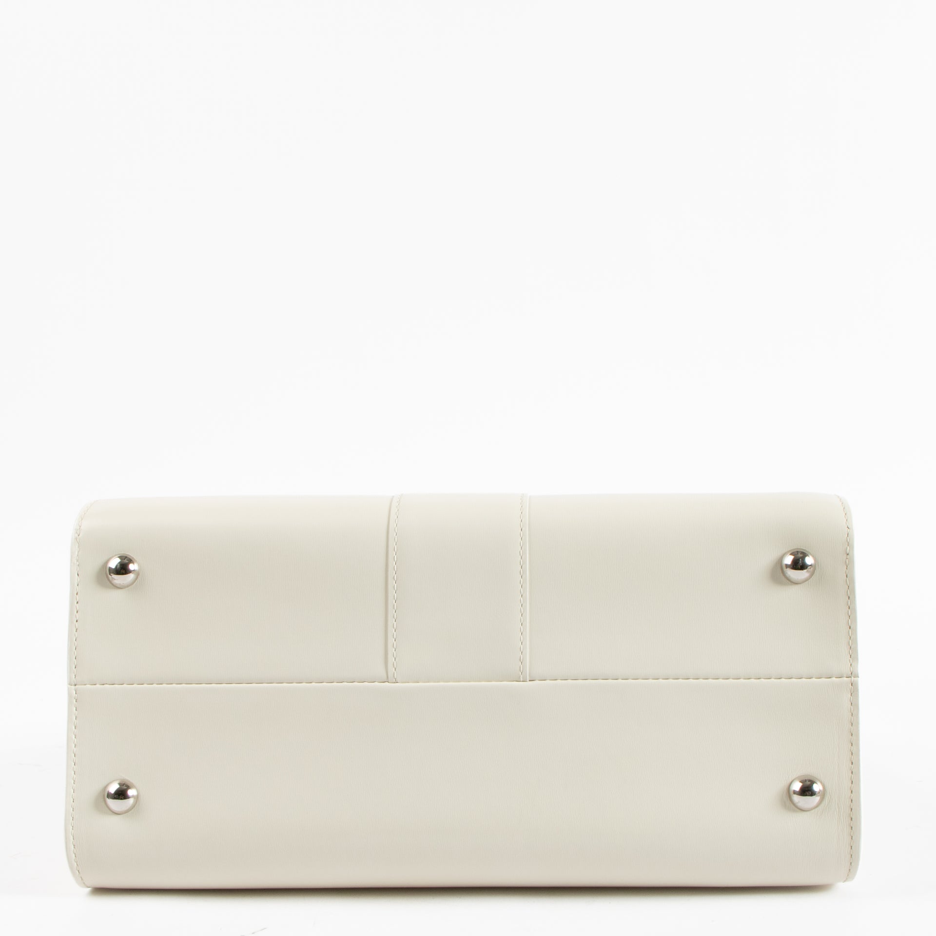 Delvaux Ivory Box Calf Brillant MM Magic Bag