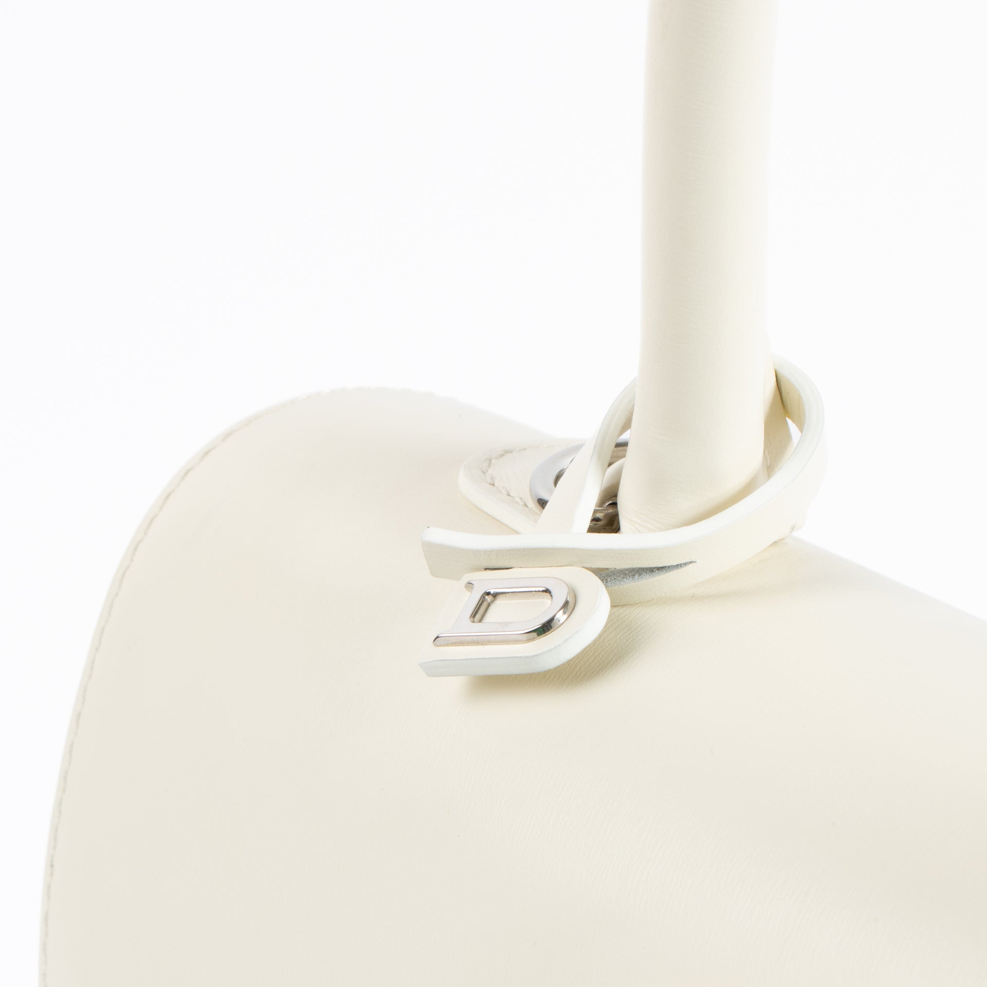 Delvaux Ivory Box Calf Brillant MM Magic Bag