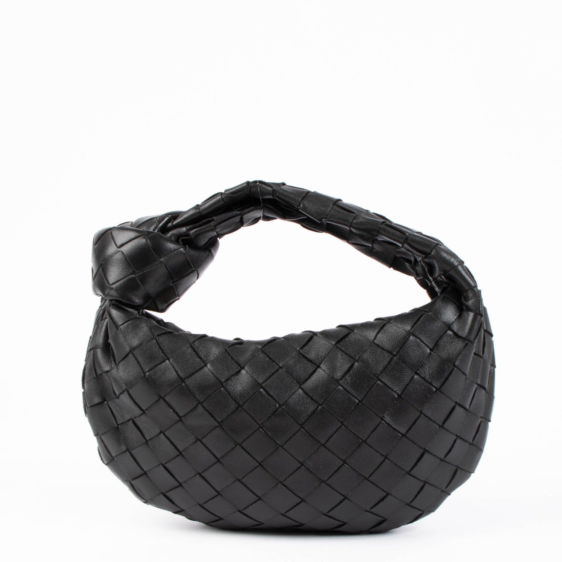 Bottega Veneta Black Intrecciato Jodie Mini Bag