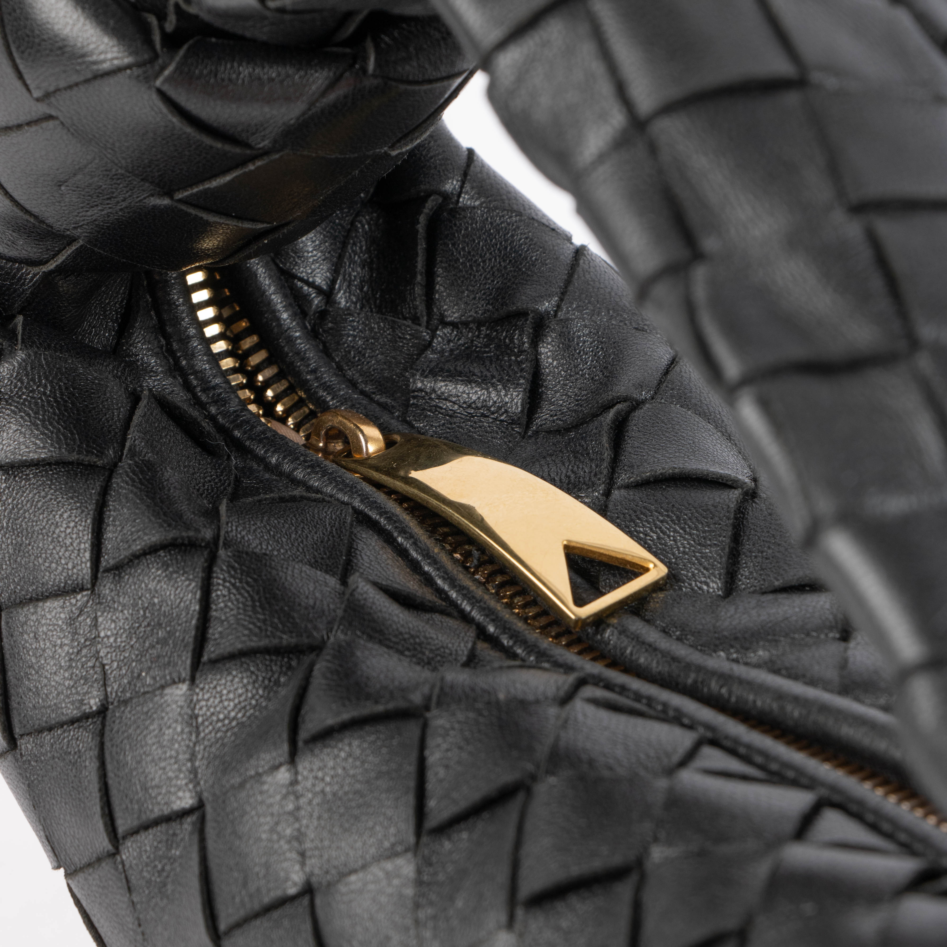 Bottega Veneta Black Intrecciato Jodie Mini Bag – Labellov