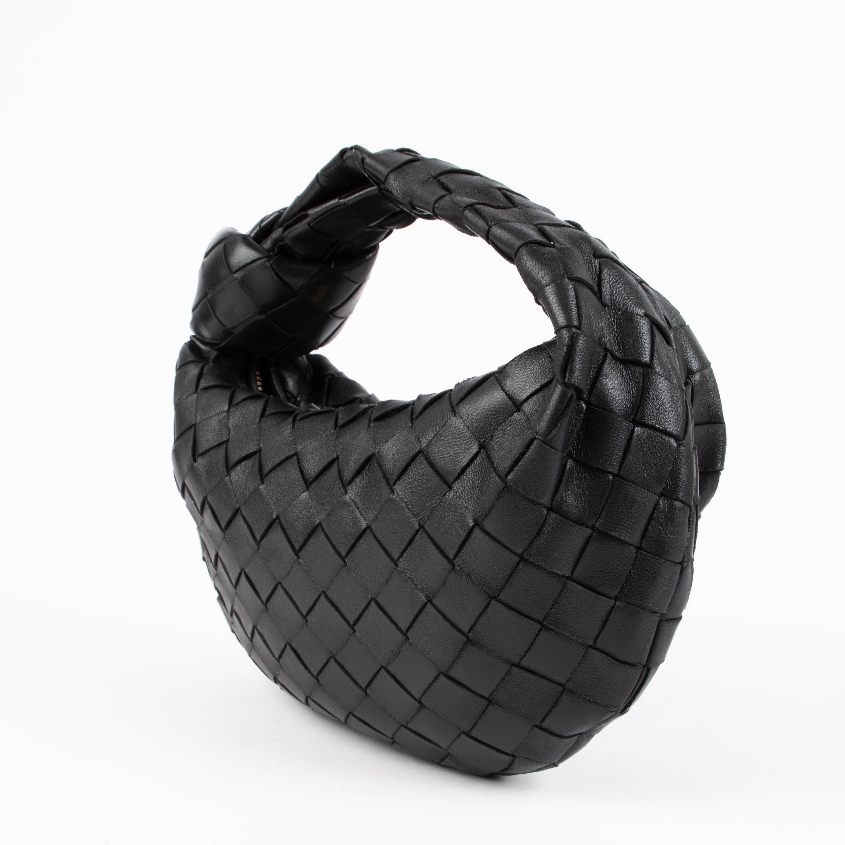 Bottega Veneta Black Intrecciato Jodie Mini Bag – Labellov