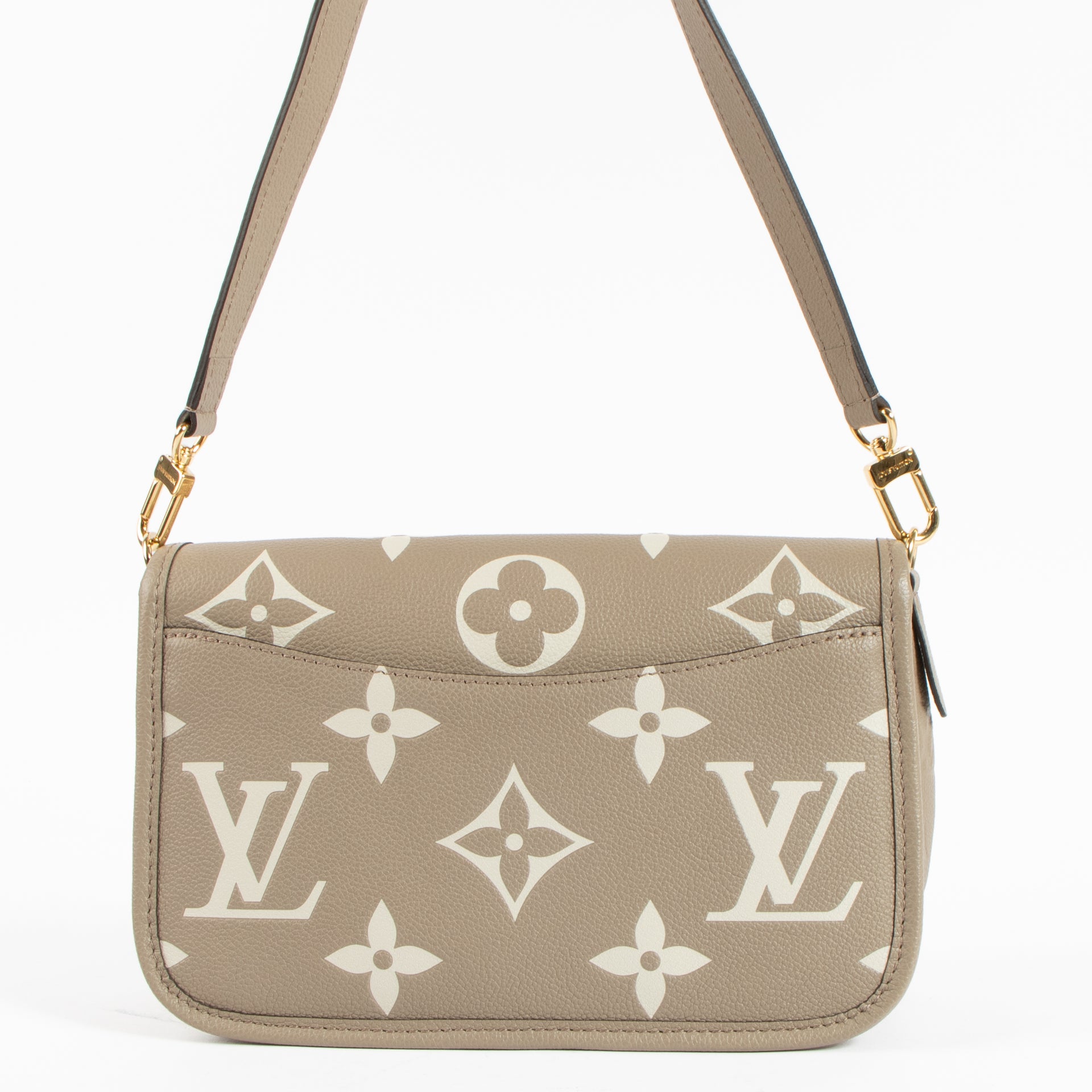 Shop the authentic Louis Vuitton Tourterelle Bicolor Monogram Shoulder Bag on Labellov.com !