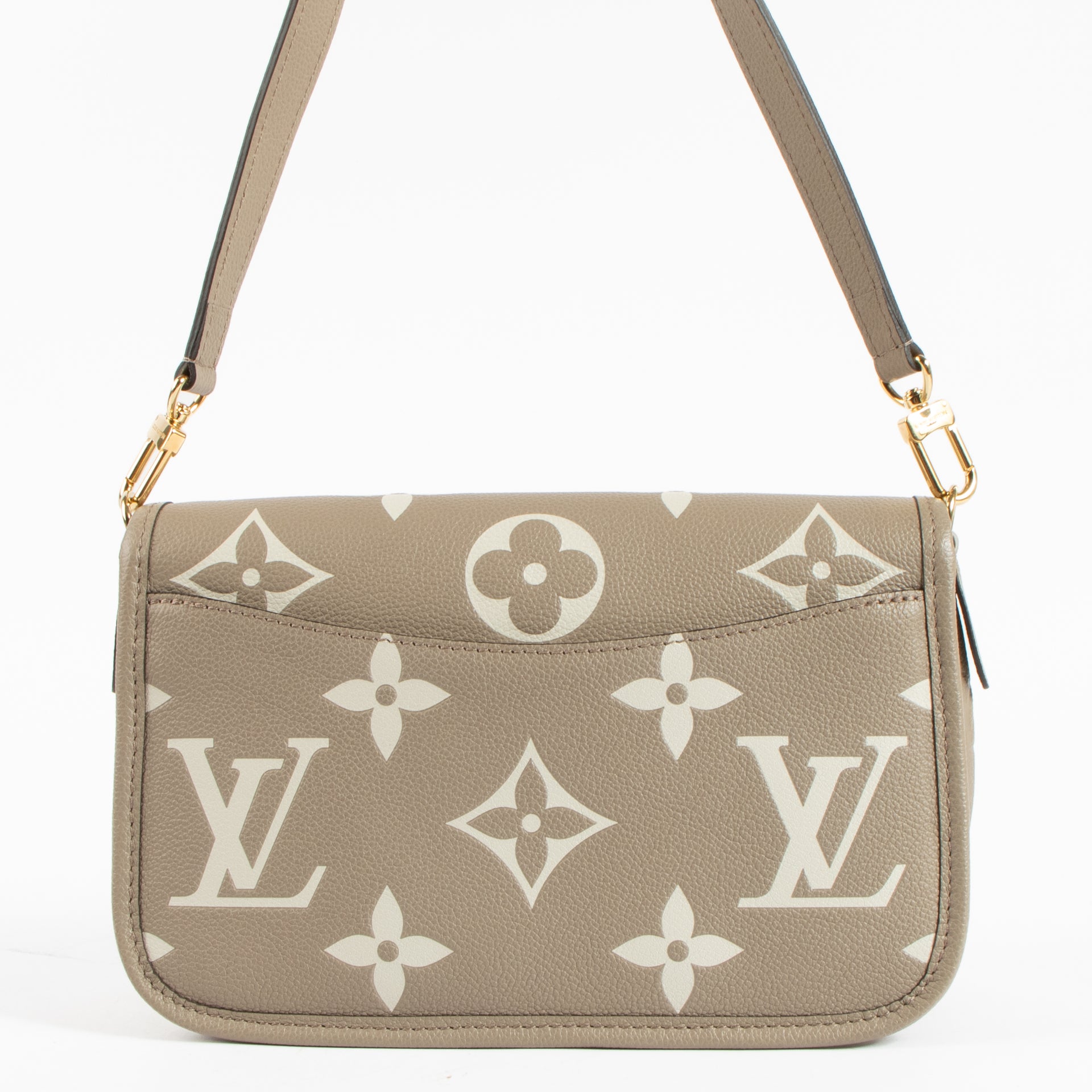 Shop the authentic Louis Vuitton Tourterelle Bicolor Monogram Shoulder Bag on Labellov.com !