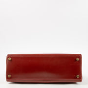 Shop the authentic Hermes Vintage Kelly 32 Rouge Vif Box GHW on Labellov.com.