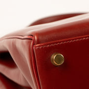 Shop the authentic Hermes Vintage Kelly 32 Rouge Vif Box GHW on Labellov.com.