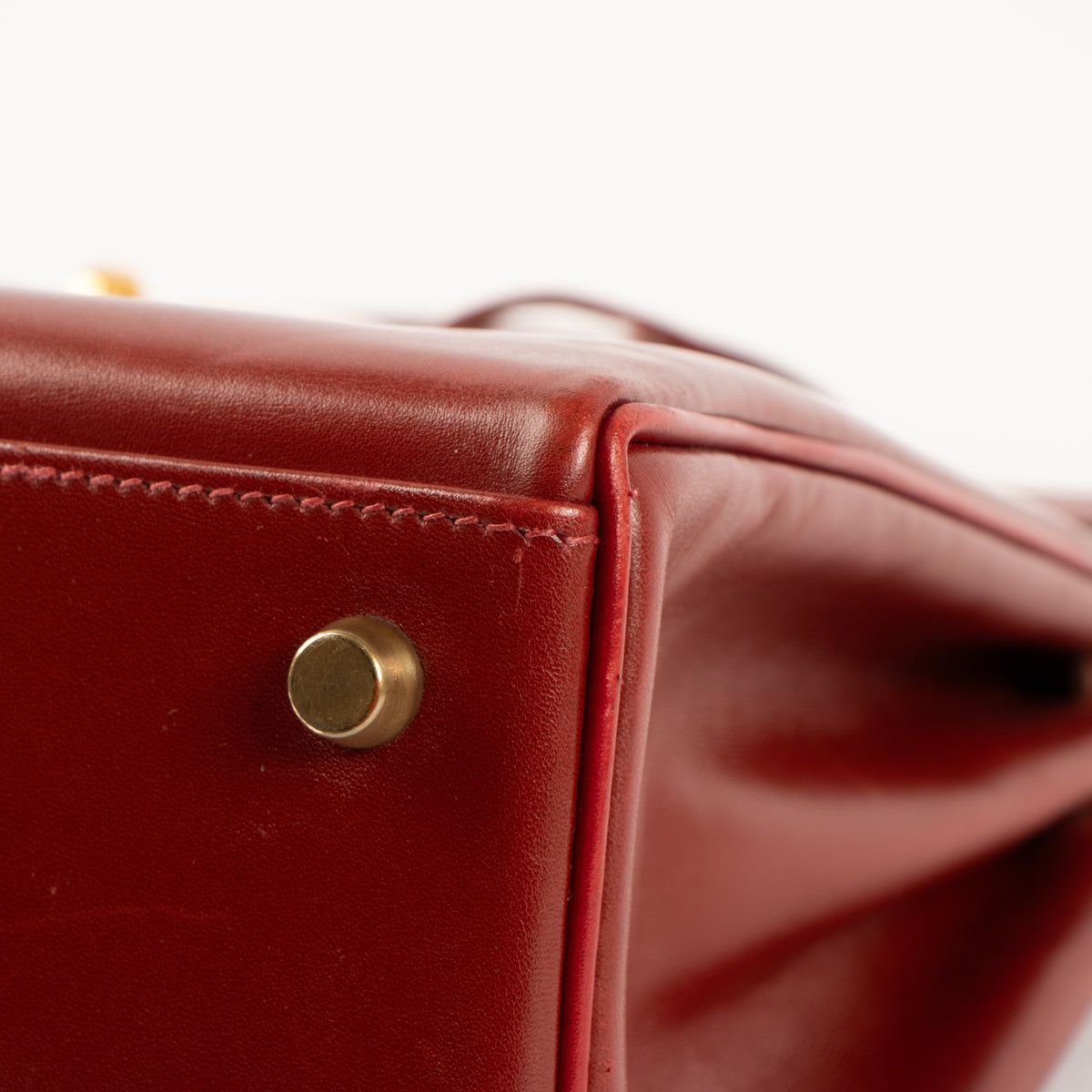 Shop the authentic Hermes Vintage Kelly 32 Rouge Vif Box GHW on Labellov.com.