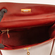 Shop the authentic Hermes Vintage Kelly 32 Rouge Vif Box GHW on Labellov.com.