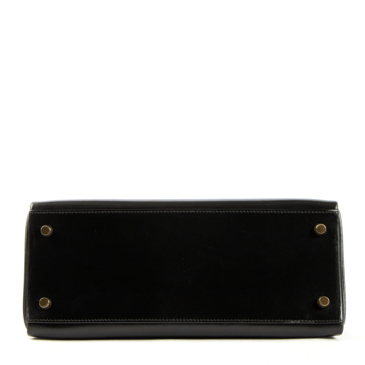Hermès Vintage Kelly 28 Black Box GHW