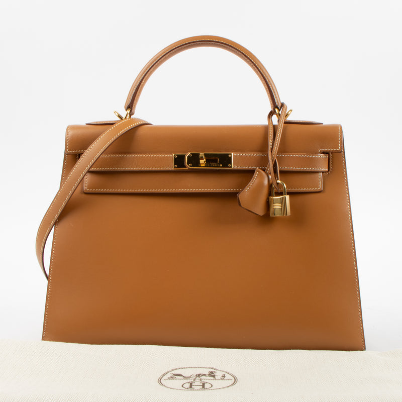 Shop the authentic Hermes Vintage Kelly 32 Naturel Sable Box GHW on Labellov.com.
