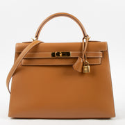 Shop the authentic Hermes Vintage Kelly 32 Naturel Sable Box GHW on Labellov.com.
