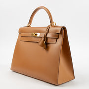 Shop the authentic Hermes Vintage Kelly 32 Naturel Sable Box GHW on Labellov.com.
