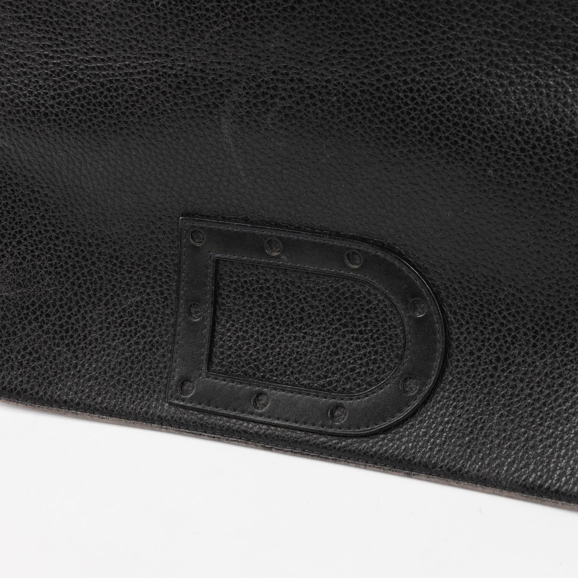 Delvaux Black Louise Baudrier GM Messenger Bag