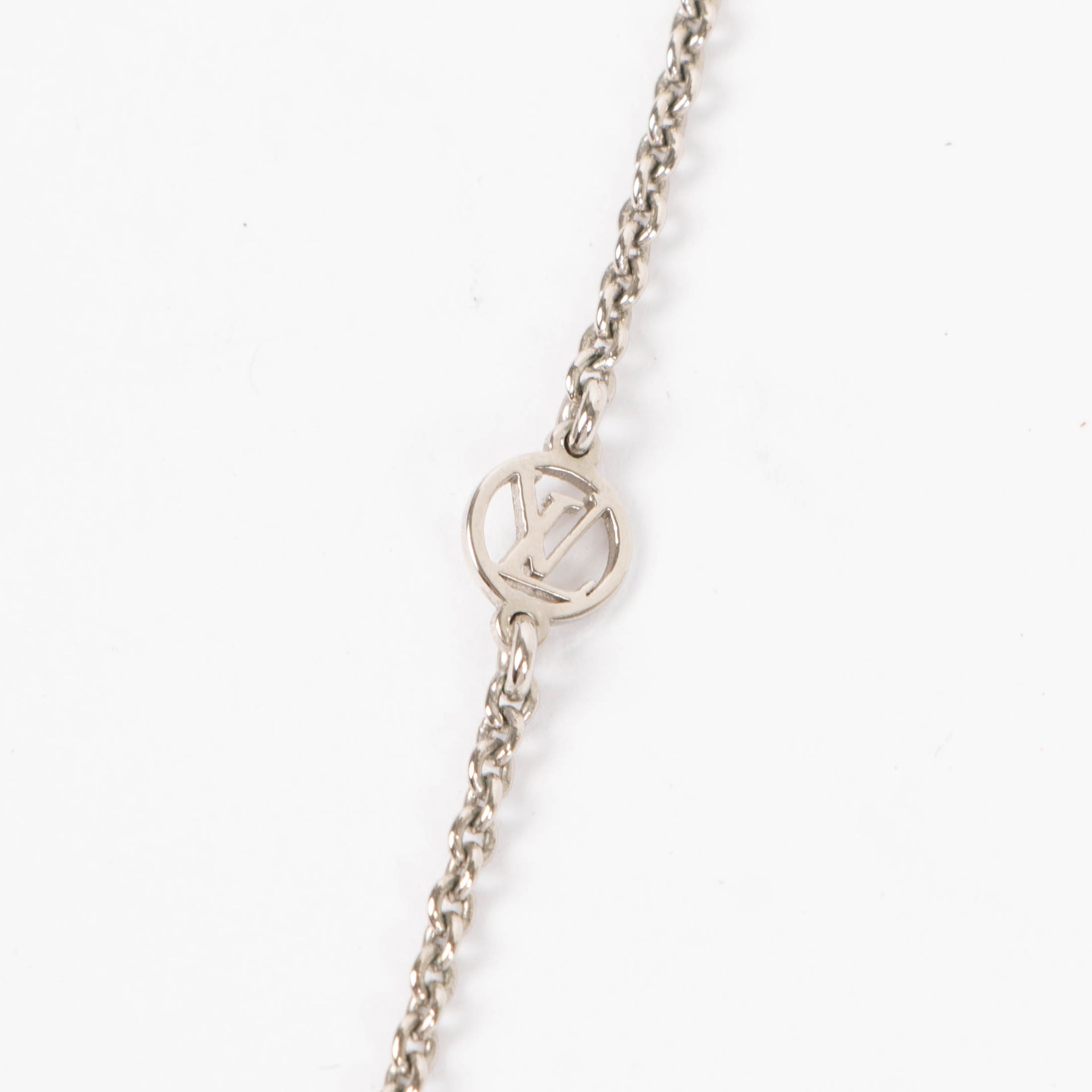 Louis Vuitton Silver Essential V Necklace