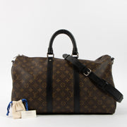 Shop the authentic Louis Vuitton Monogram Macassar Keepall Bandouliere 45 Bag on Labellov.com.