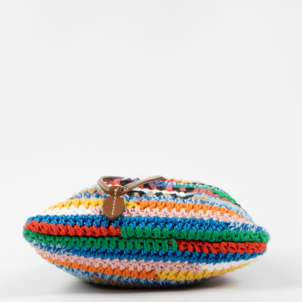 Miu Miu Multicolor Crochet Drawstring Pouch
