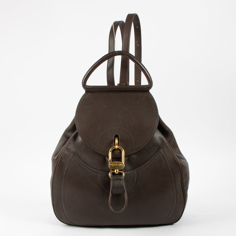 Shop this authentic Delvaux Ravello Canter Lucifer GM Backpack pre-loved by Labellov.com