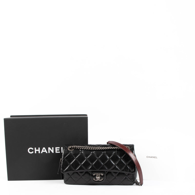 Shop the authentic Chanel Black Medium Easy Flap Bag second hand on Labellov.com