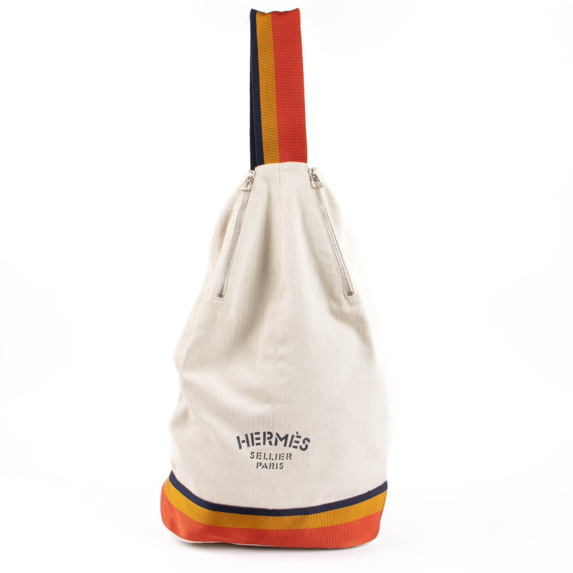 Shop the authentic Hermes Canvas Cavalier Sling Bag second hand on Labellov.com