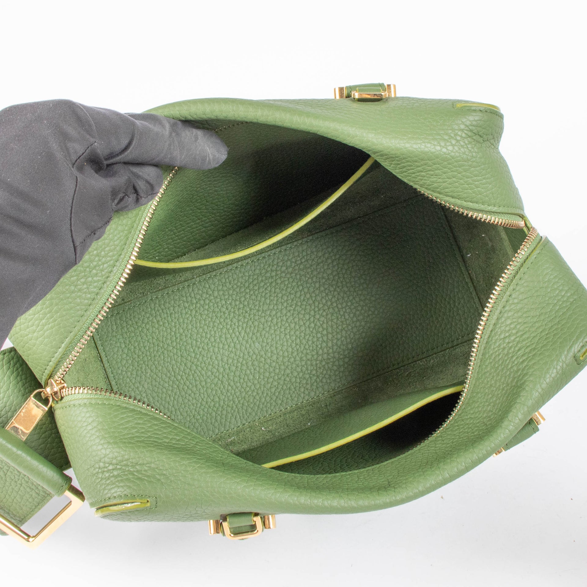 Delvaux Cool Box MM vert