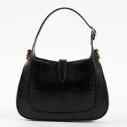 Shop this authentic Gucci Black Lizard Jackie Mini Bag pre-loved on Laballov.com