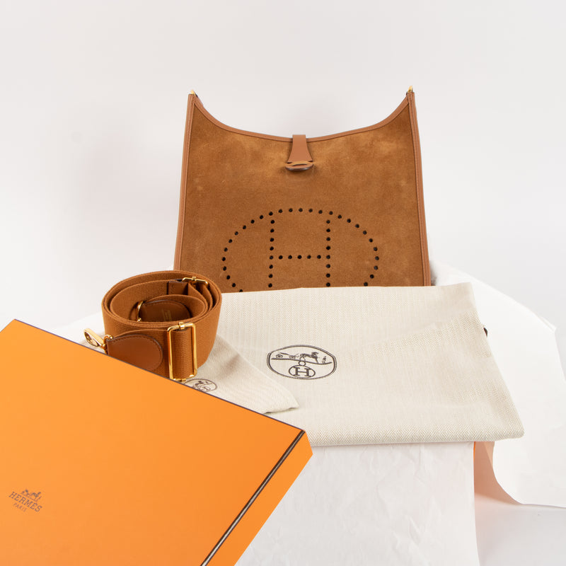 Shop this authentic Hermes Evelyne III 29 Gold Grizzly/Swift GHW Pre-Loved on Labellov.com