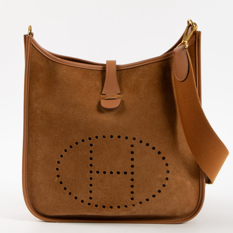 Shop this authentic Hermes Evelyne III 29 Gold Grizzly/Swift GHW Pre-Loved on Labellov.com