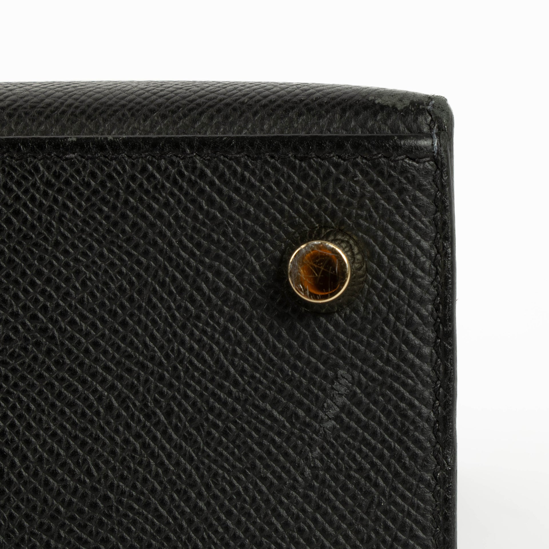 Hermès Kelly 25 Black Epsom GHW