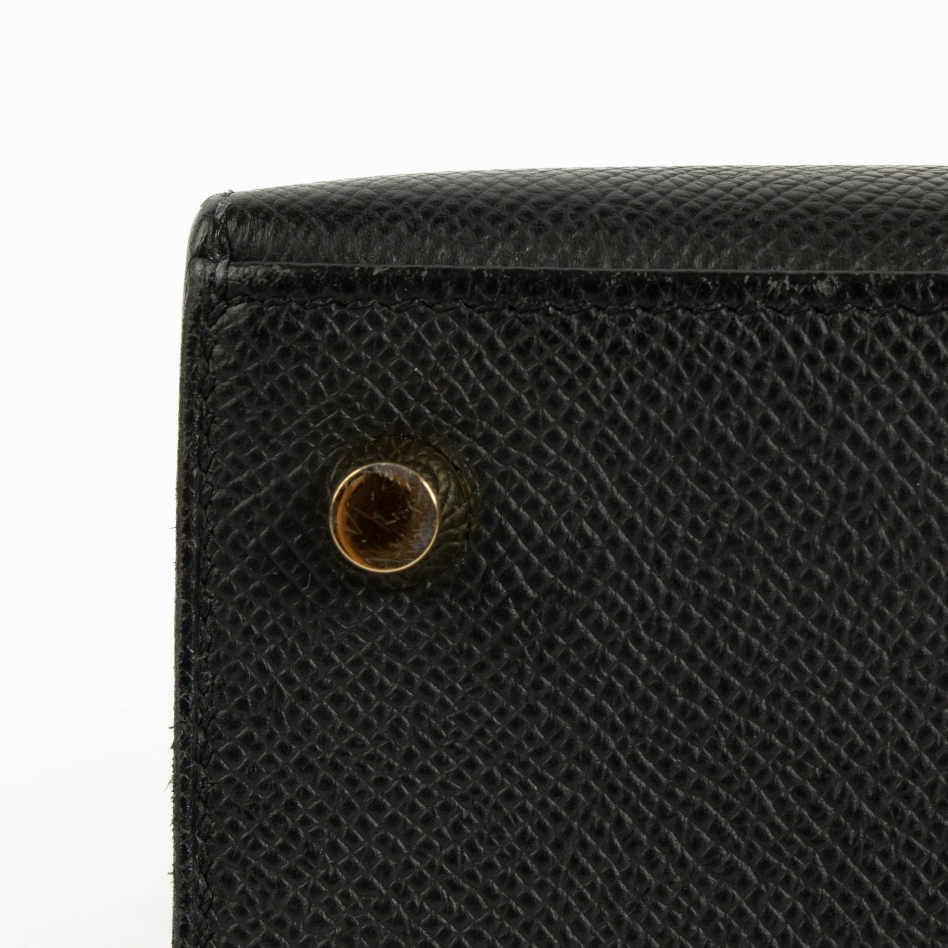 Hermès Kelly 25 Black Epsom GHW