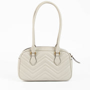 Shop the authentic Gucci Grey GG Marmont Boston Shoulder Bag second hand on Labellov.com