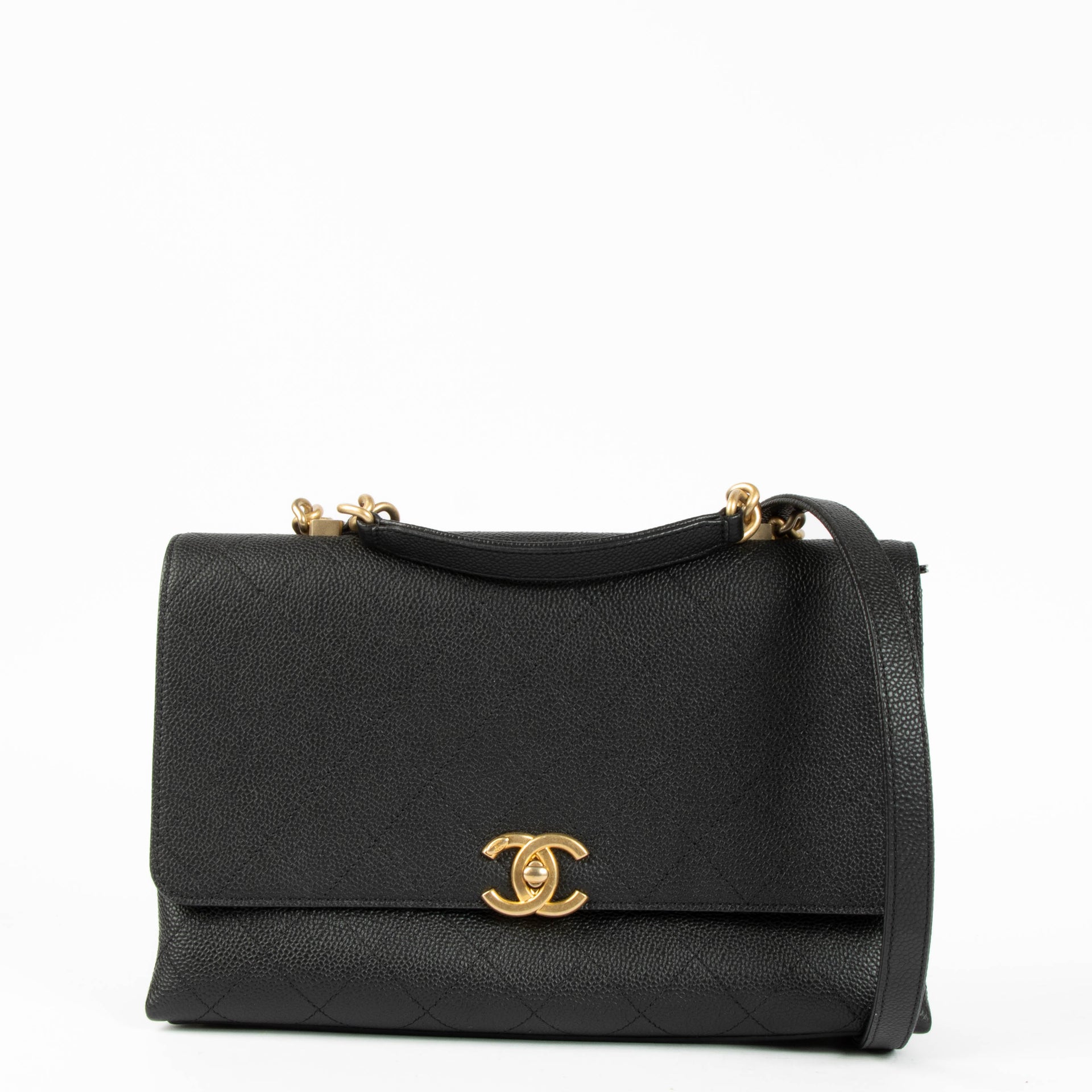 Shop the authentic Chanel Black Medium Chic Affinity Flap Crossbody Bag second hand on Labellov.com