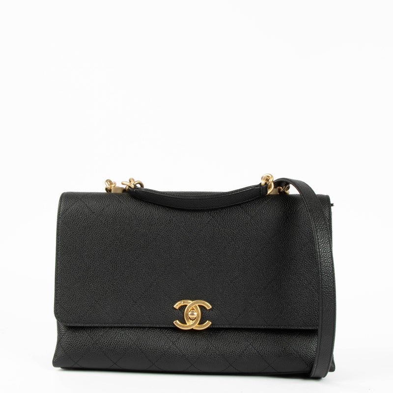 Shop the authentic Chanel Black Medium Chic Affinity Flap Crossbody Bag second hand on Labellov.com