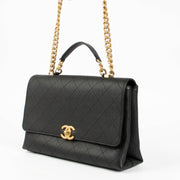Shop the authentic Chanel Black Medium Chic Affinity Flap Crossbody Bag second hand on Labellov.com