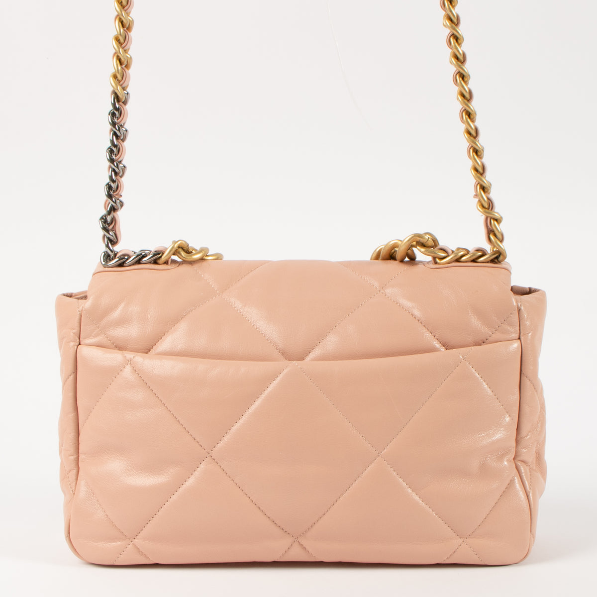 Chanel Pink Goatskin Large Chanel 19 Bag