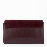 Shop this authentic Chloé Bordeaux Faye Clutch pre-loved on Labellov.com 
