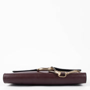 Shop this authentic Chloé Bordeaux Faye Clutch pre-loved on Labellov.com 