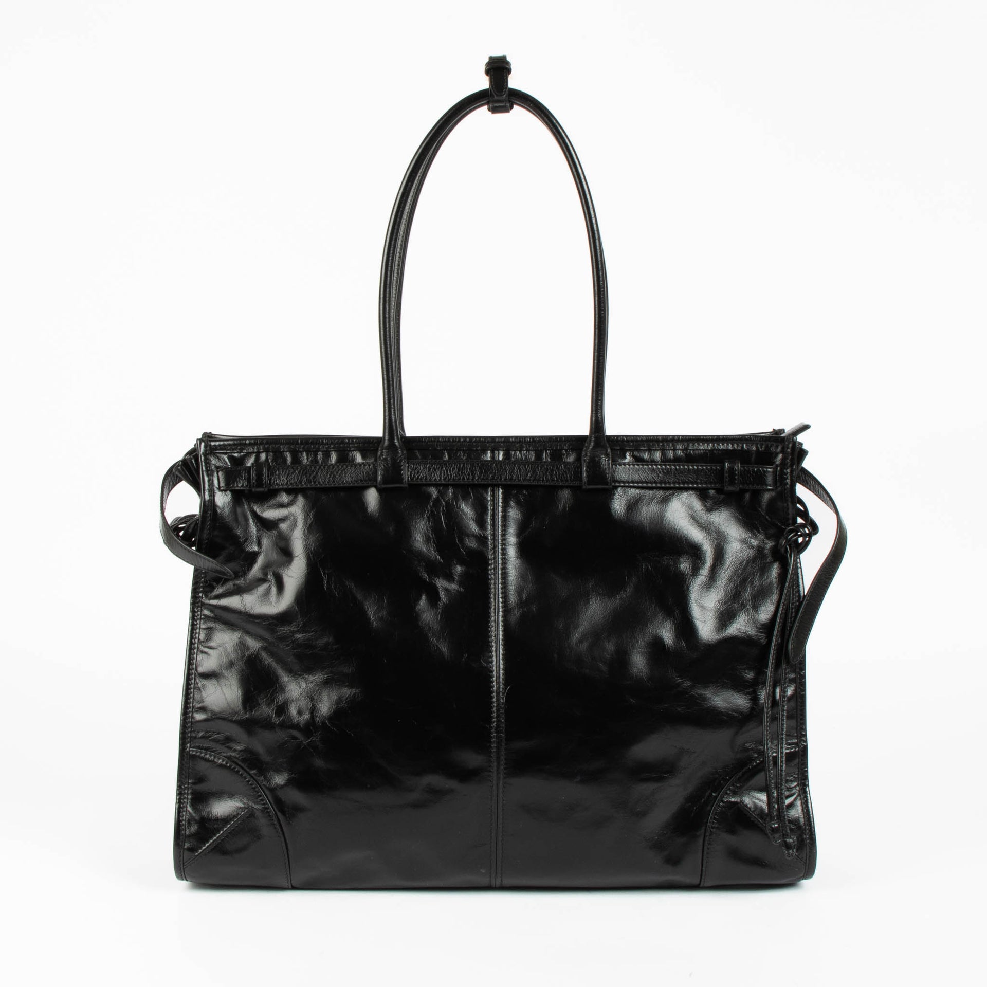 Shop this authentic Prada Black Bonnie Large Bag pre-loved on Labellov.com 