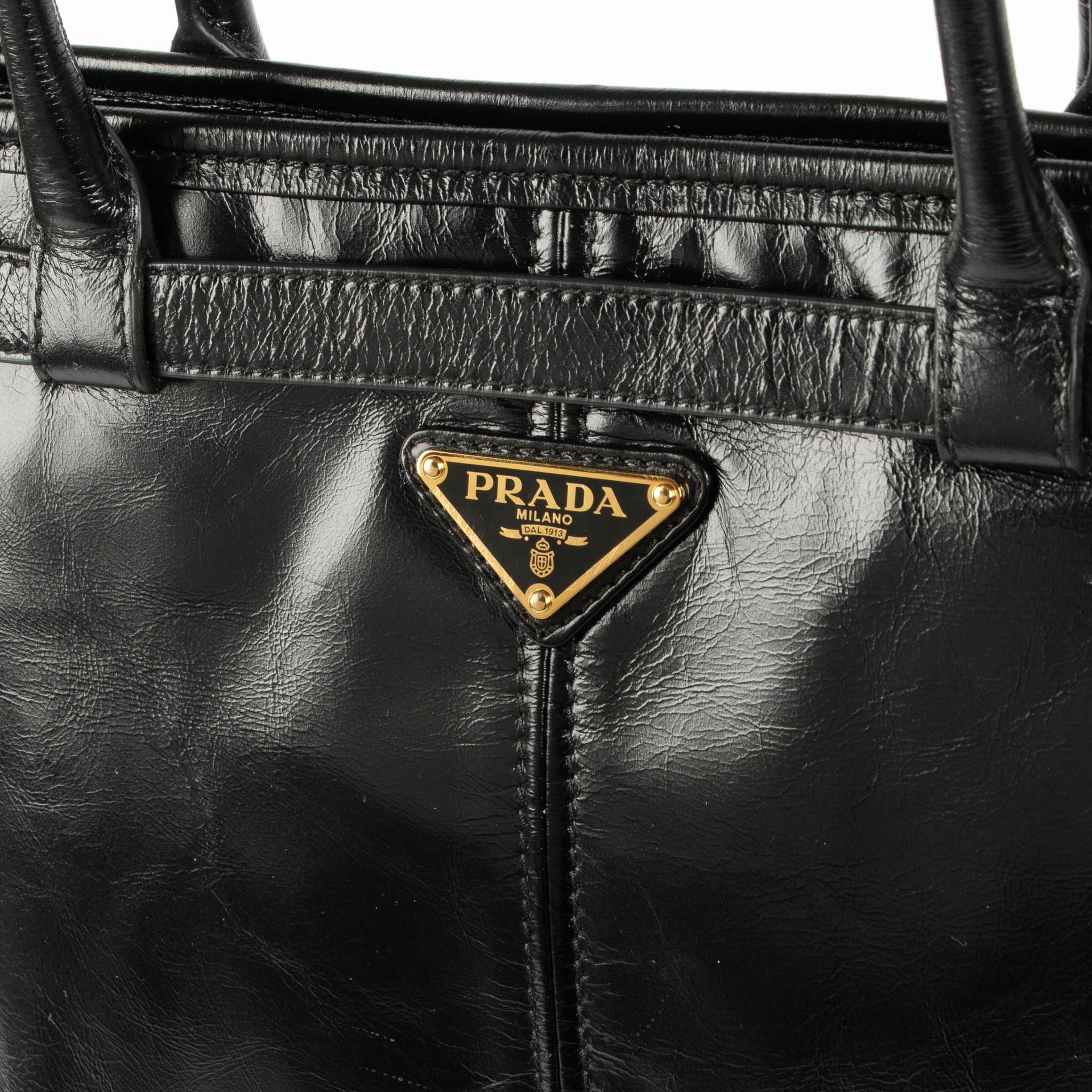 Shop this authentic Prada Black Bonnie Large Bag pre-loved on Labellov.com 