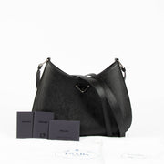 Shop this 100% authentic Prada Black Cleo Saffiano Crossbody Bag at Labellov.com