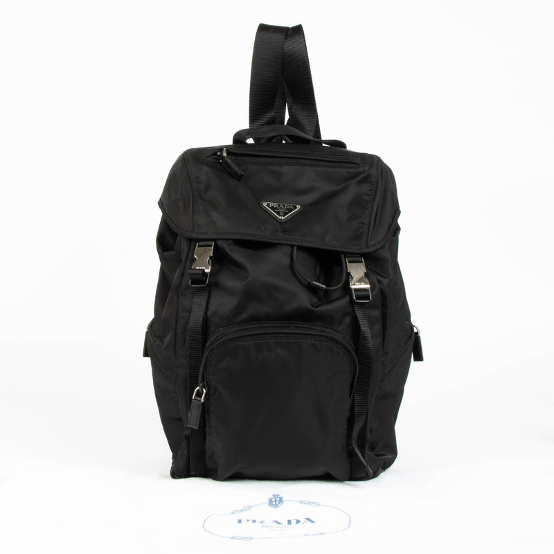 Shop this 100% authentic Prada Black Nylon Backpack at Labellov.com.
