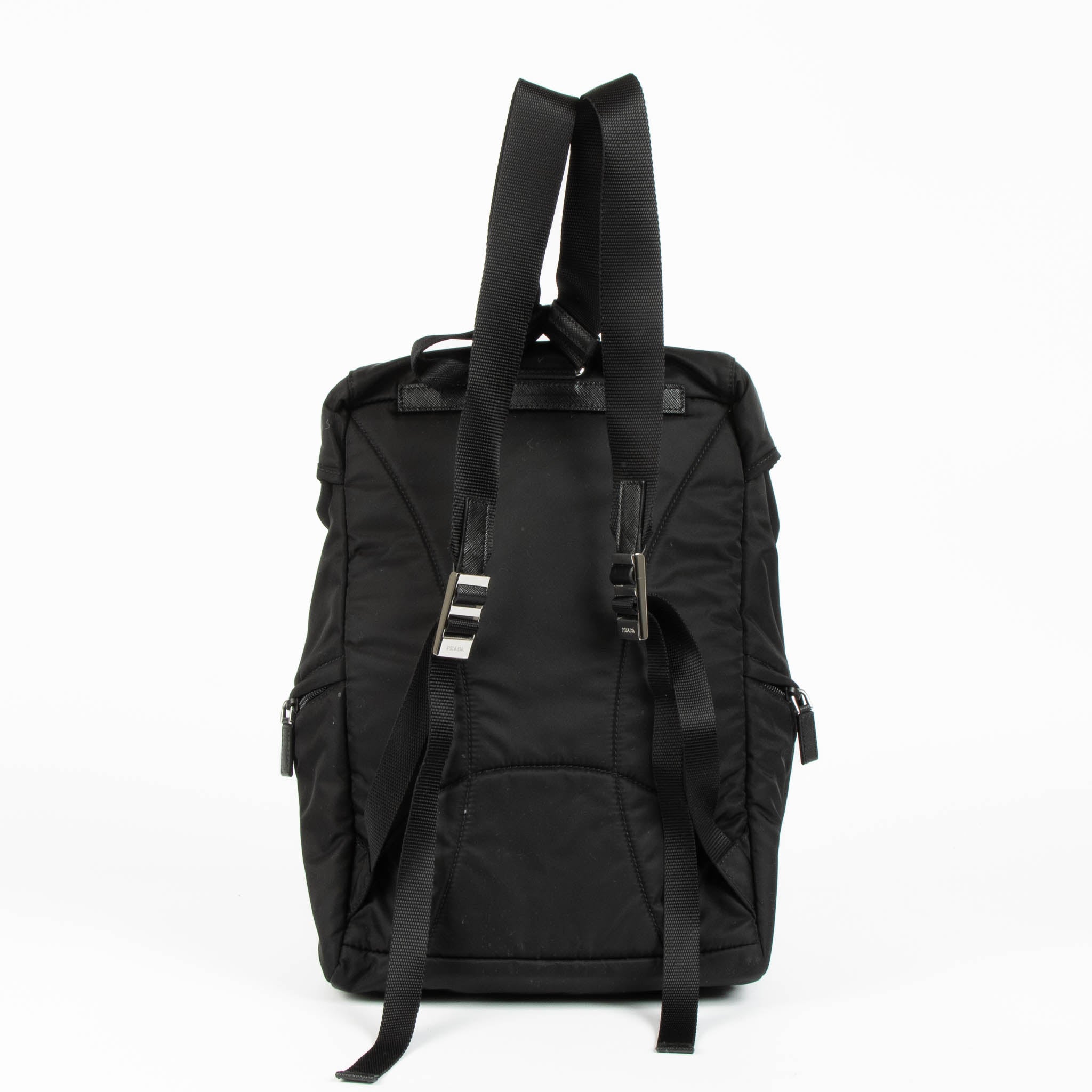 Prada Black Nylon Backpack – Labellov