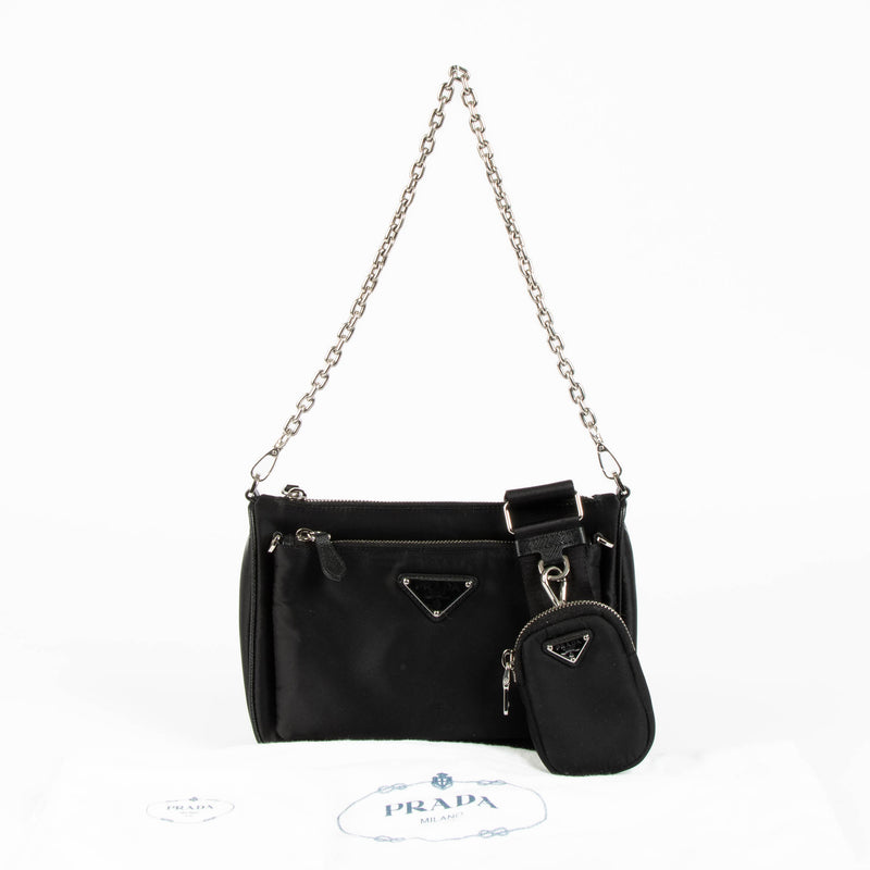 Prada Re-Nylon Double Pouch Bag