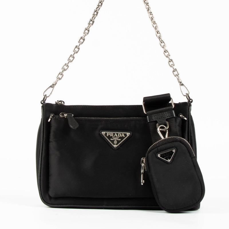 Prada Re-Nylon Double Pouch Bag