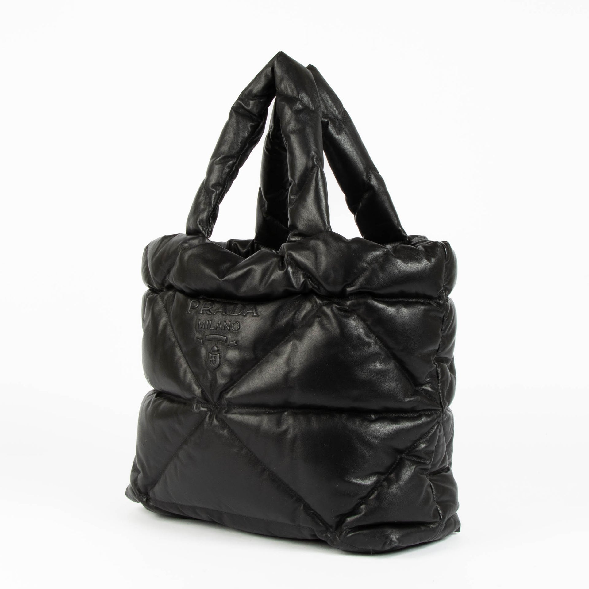 Shop this 100% authentic Prada Black Padded Tote Bag at Labellov.com