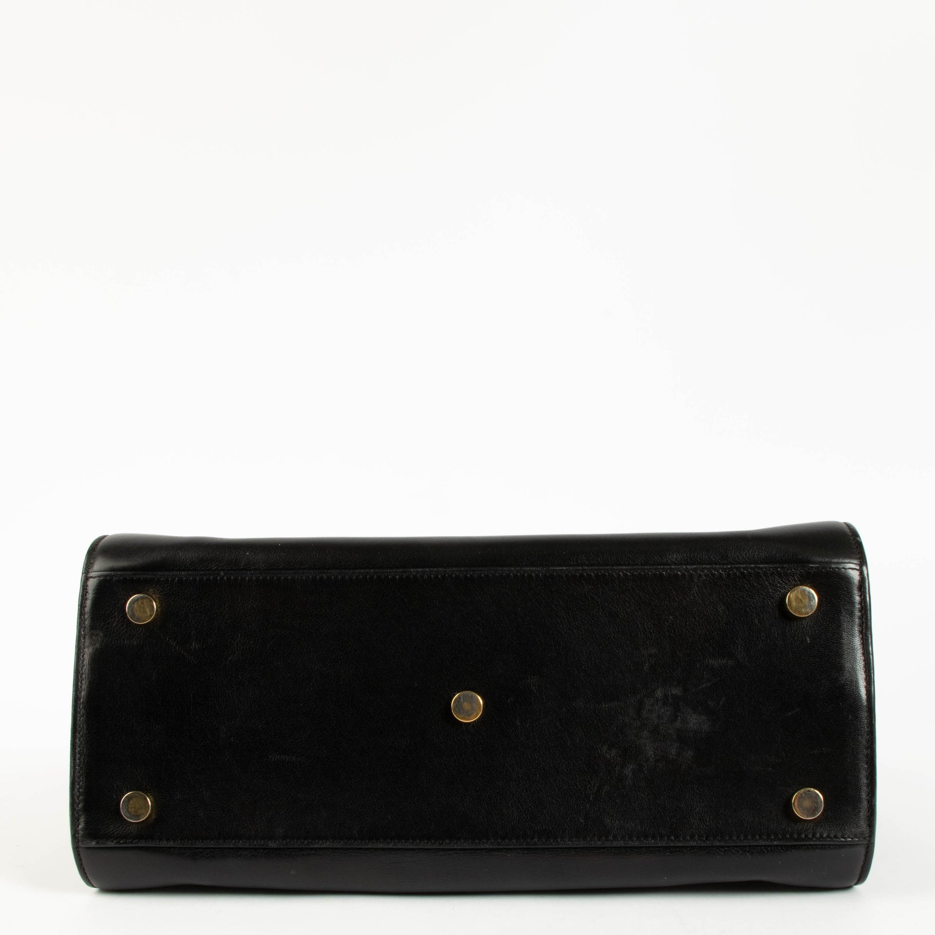 Saint Laurent Black Calfskin Small Sac de Jour Bag