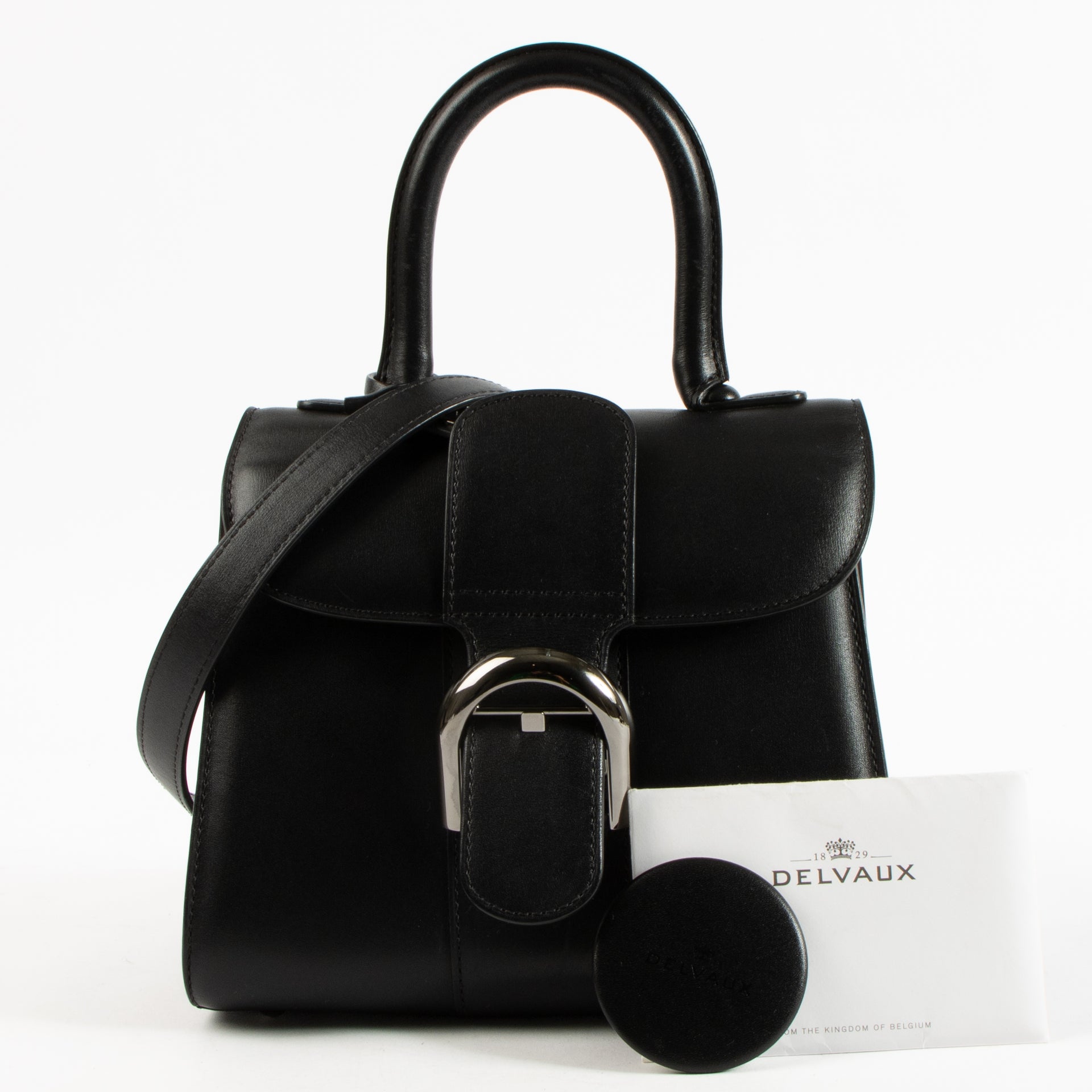 Delvaux Black Box Calf Brillant Mini Bag