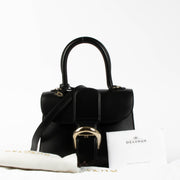 Shop authentic Delvaux Black Box Calf Brillant Mini Bag on Labellov.com.