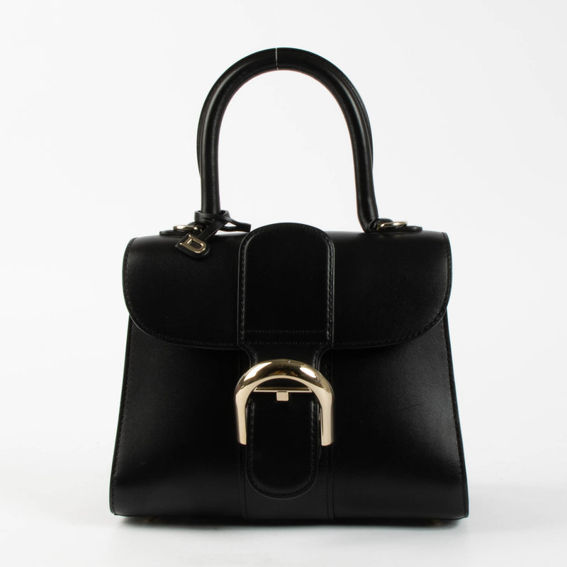 Shop authentic Delvaux Black Box Calf Brillant Mini Bag on Labellov.com.