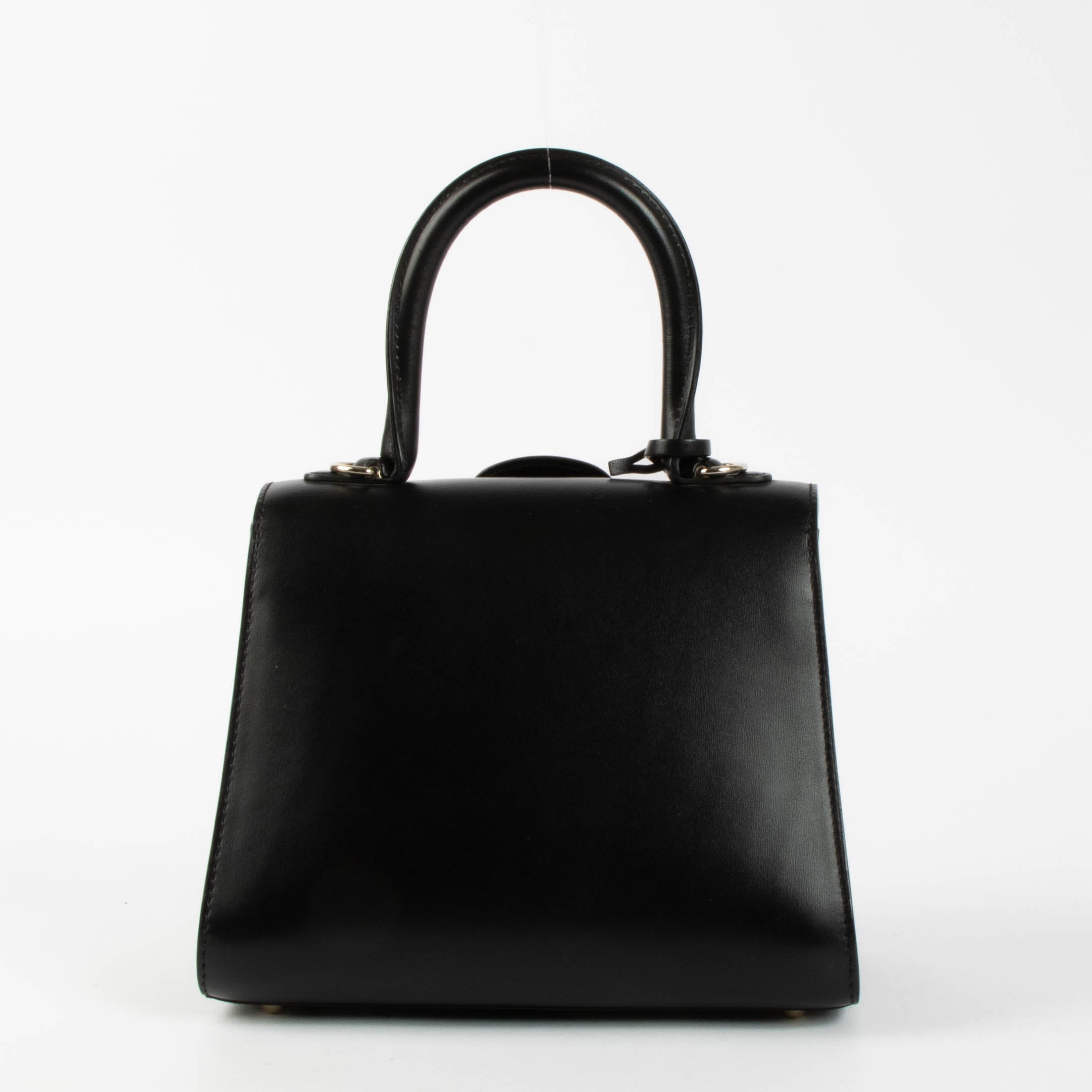 DELVAUX ブラック ケース Delvaux Black Box Calf Brillant Mini Bag – Labellov